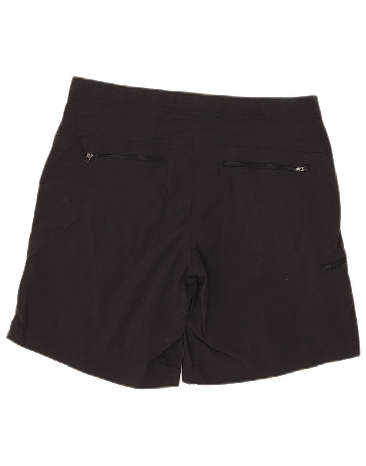 Pantaloni scurti cargo pentru femei L.L.Bean US 10 Large W32 Nylon negru