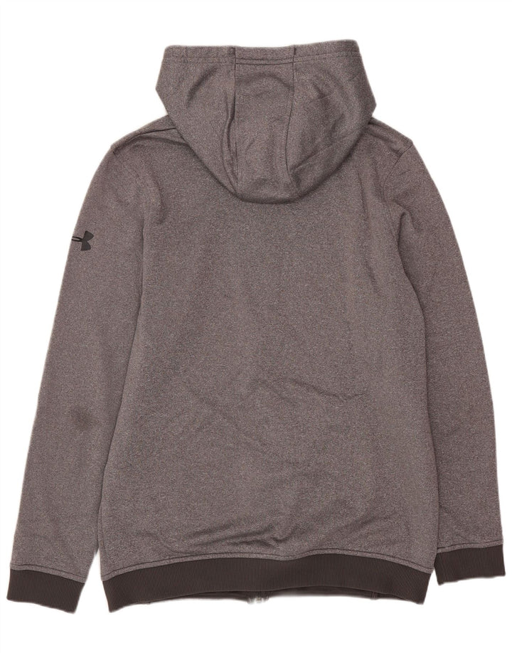 Pulover pentru bărbați Cold Gear Graphic Zip Hoodie Under Armour, mic gri