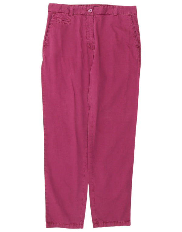 Pantaloni chino drepti pentru femei Marks & Spencer UK 10 Small W32 L30 Violet
