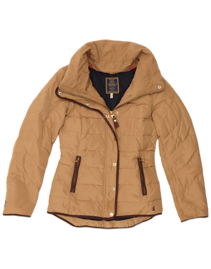 Jachetă căptușită pentru femei Joules UK 8 Small Beige Poliester