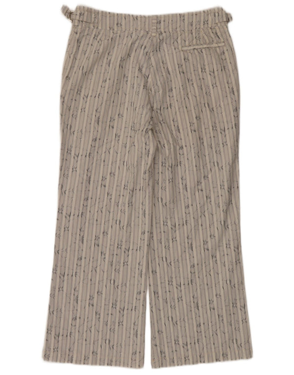 Pantaloni Capri pentru femei Conte of Florence IT 42 Medium W28 L24 Gri Dungi