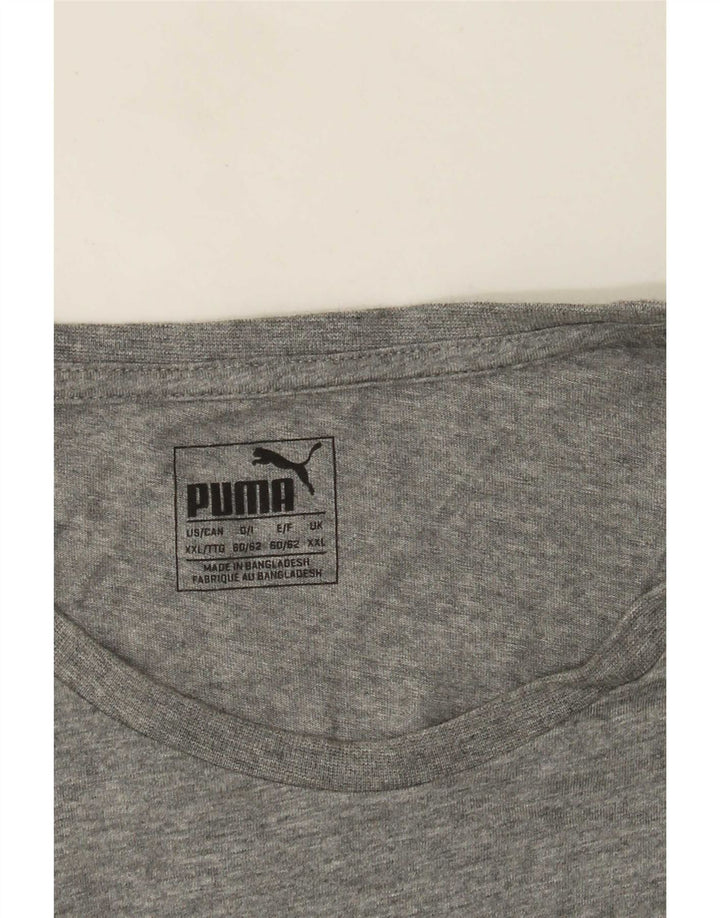 Tricou cu grafică Puma pentru bărbați Top 2XL, gri pătat