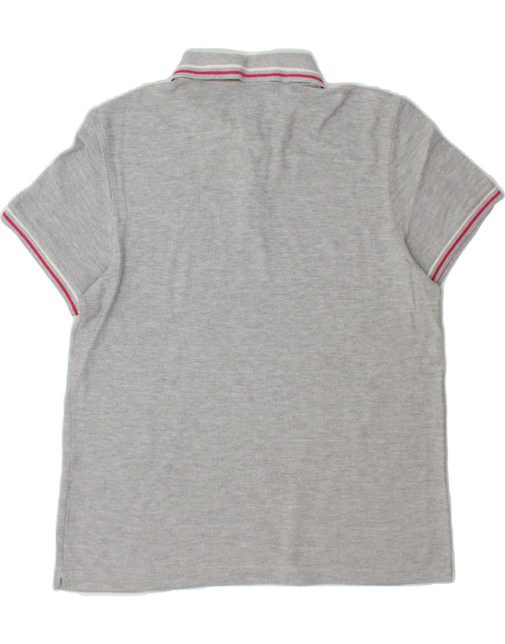 LOTTO Mens Polo Shirt Medium Grey Cotton Vintage Lotto and Second-Hand Lotto from Messina Hembry 