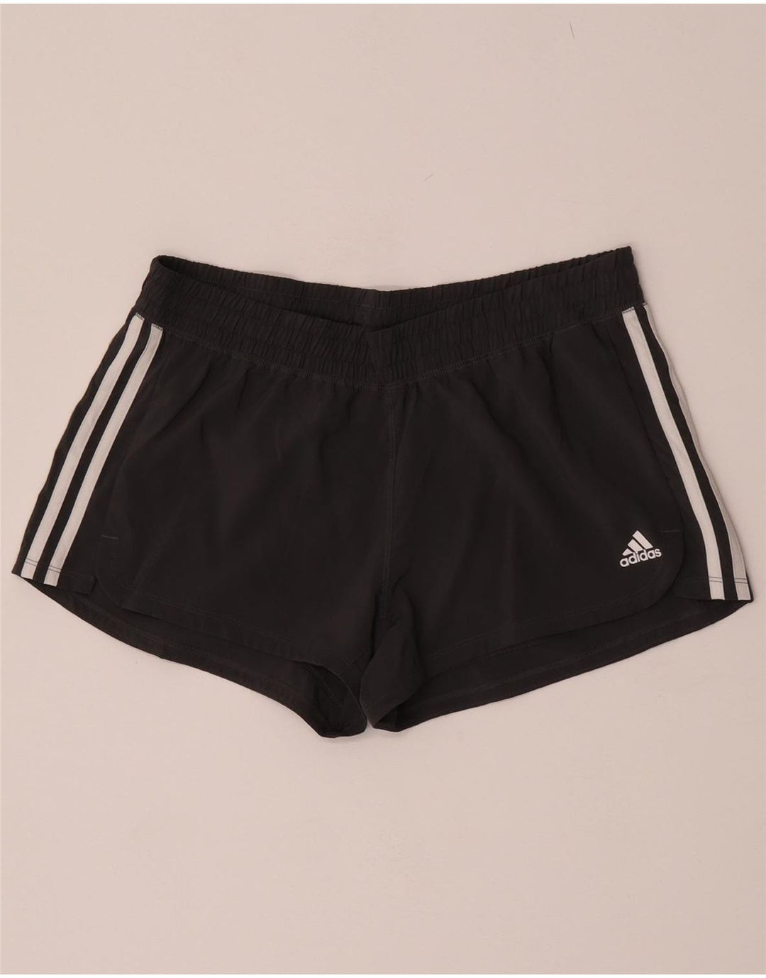Pantaloni scurți sport Aeroready pentru femei Adidas UK 12/14 Poliester mediu negru