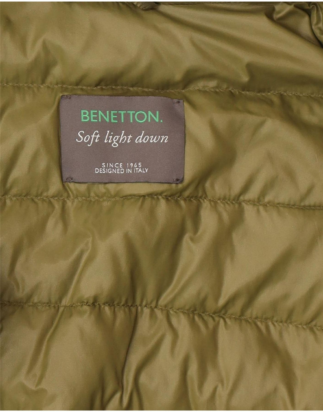 Jachetă căptușită pentru femei Benetton UK 10 Small Green