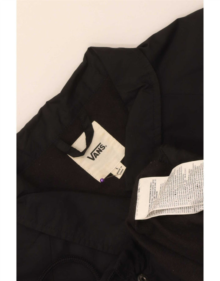 Jachetă de ploaie Vans pentru femei UK 16, mare, negru, nailon