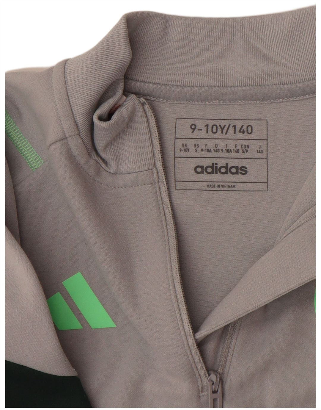 ADIDAS Aeroready Pullover Trening Top 9-10 Ani Gri Colorblock