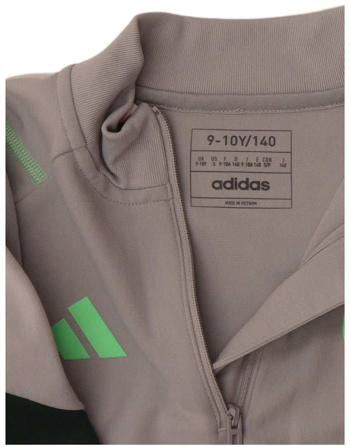 ADIDAS Aeroready Pullover Trening Top 9-10 Ani Gri Colorblock