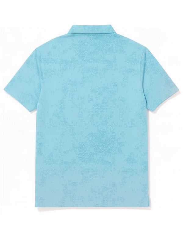 Tricou polo pentru bărbați Adidas XL, albastru, poliester geometric