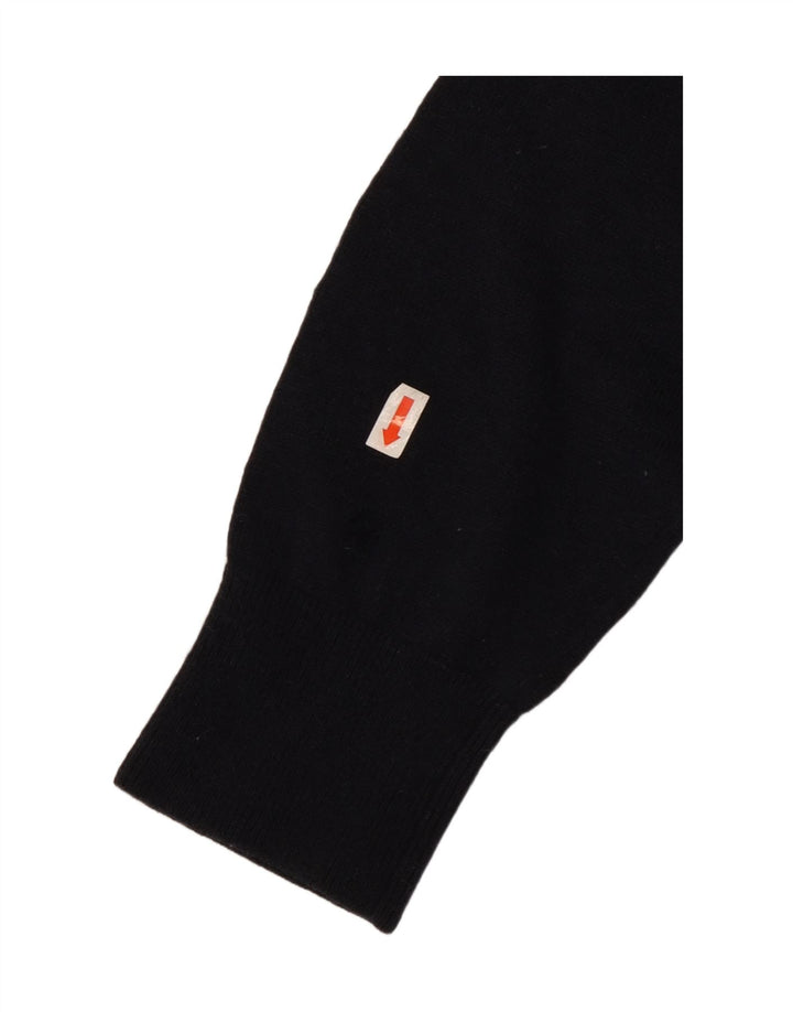 TOMMY HILFIGER Pulover cu decolteu în V pentru bărbați, lână mare, albastru