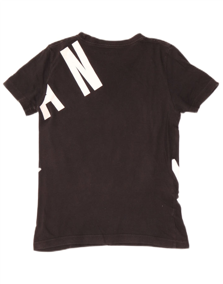 Tricou grafic Jordan pentru băieți Top 8-9 ani mic negru