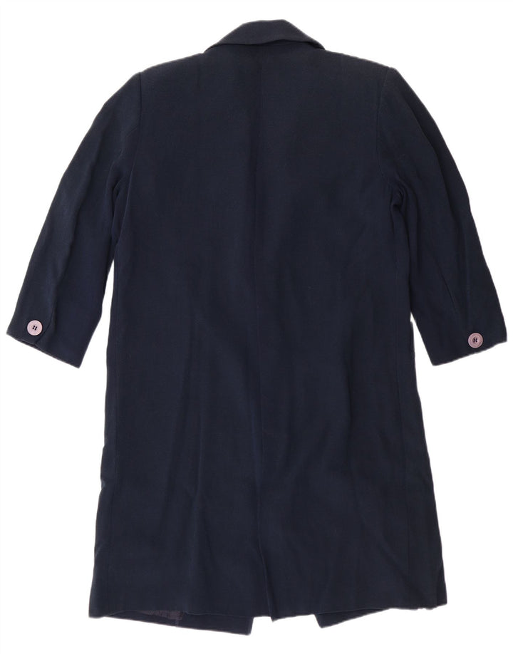 LUISA SPAGNOLI Sacou blazer pentru femei cu 3 nasturi UK 14 Medium Bleumarin