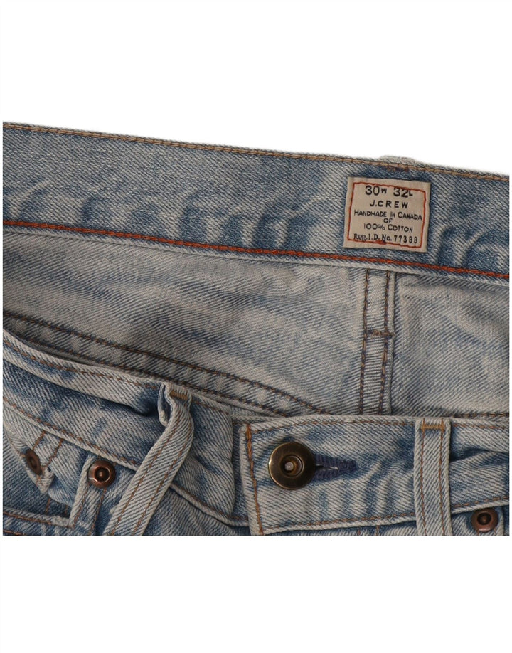 Blugi drepti pentru bărbați J. Crew L30 L32 Bumbac albastru