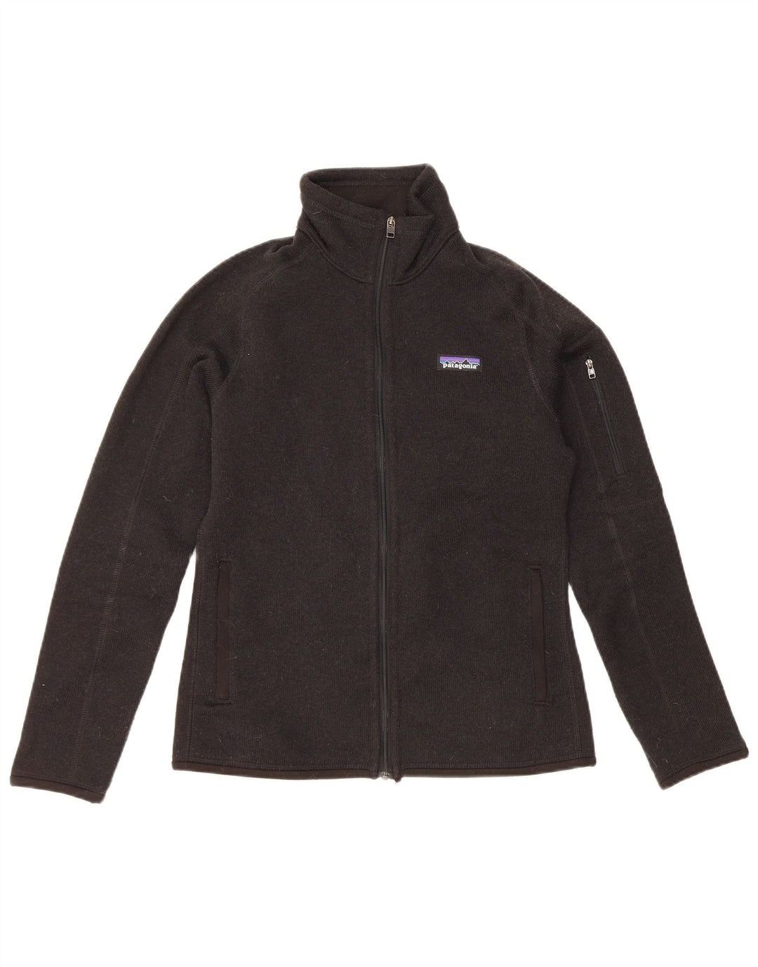 Patagonia Womens Regular Fit Trening Top Jacket UK 10 Small Black