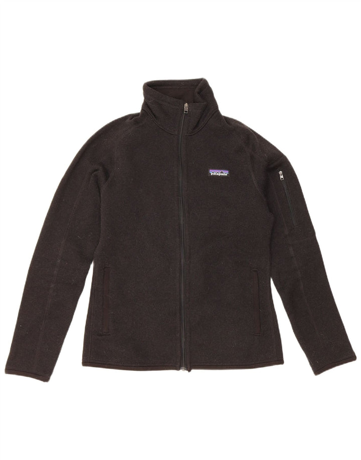 Patagonia Womens Regular Fit Trening Top Jacket UK 10 Small Black
