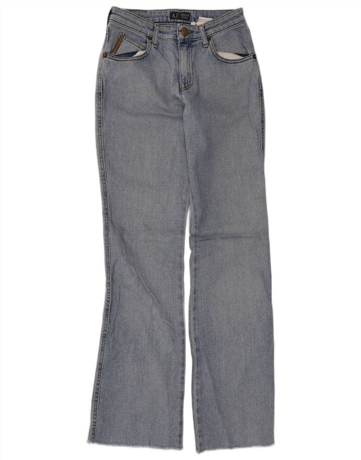 Blugi drepti pentru femei Armani W26 L31 Albastru