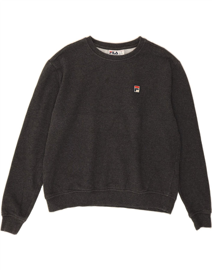 FILA Womens Sweatshirt Jumper UK 18 XL Grey Cotton Vintage Fila and Second-Hand Fila from Messina Hembry 