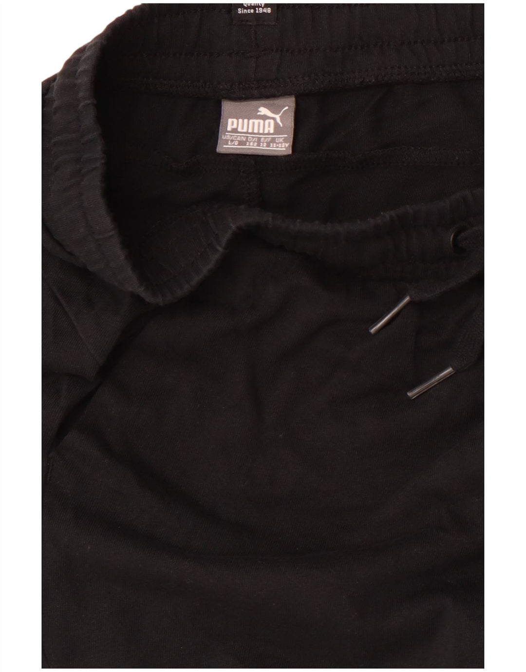 Pantaloni scurți sport grafic PUMA pentru băieți 11-12 ani, negru