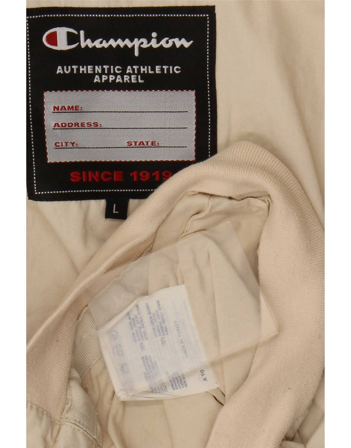 Bomber pentru bărbați Champion UK 40, mare, bej, bumbac