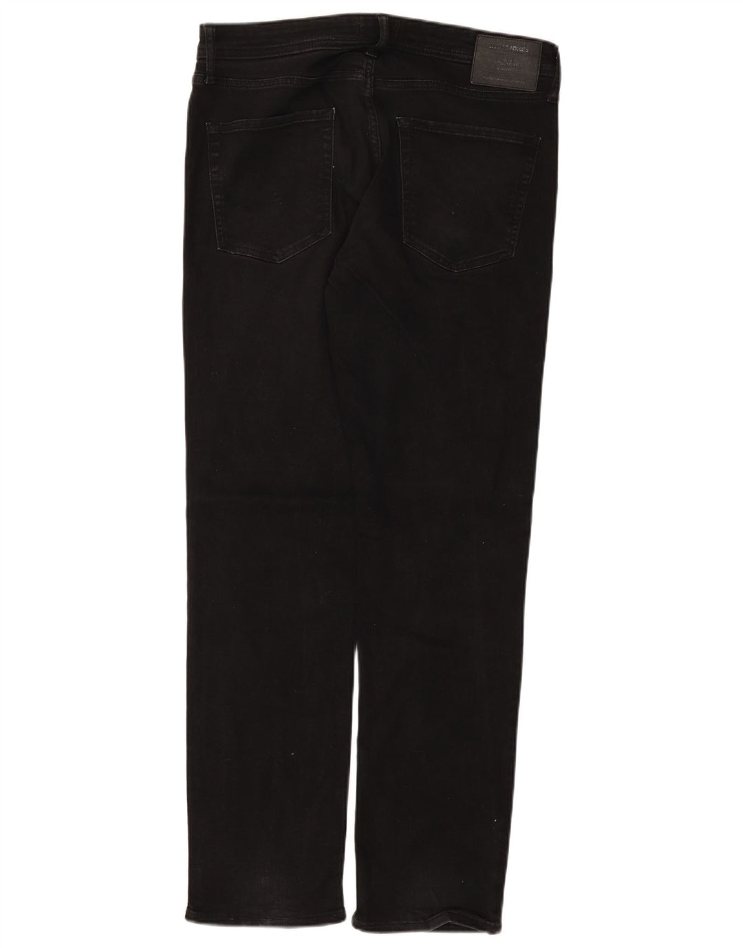 Blugi drepți pentru bărbați Jack & Jones W34 L34 bumbac negru