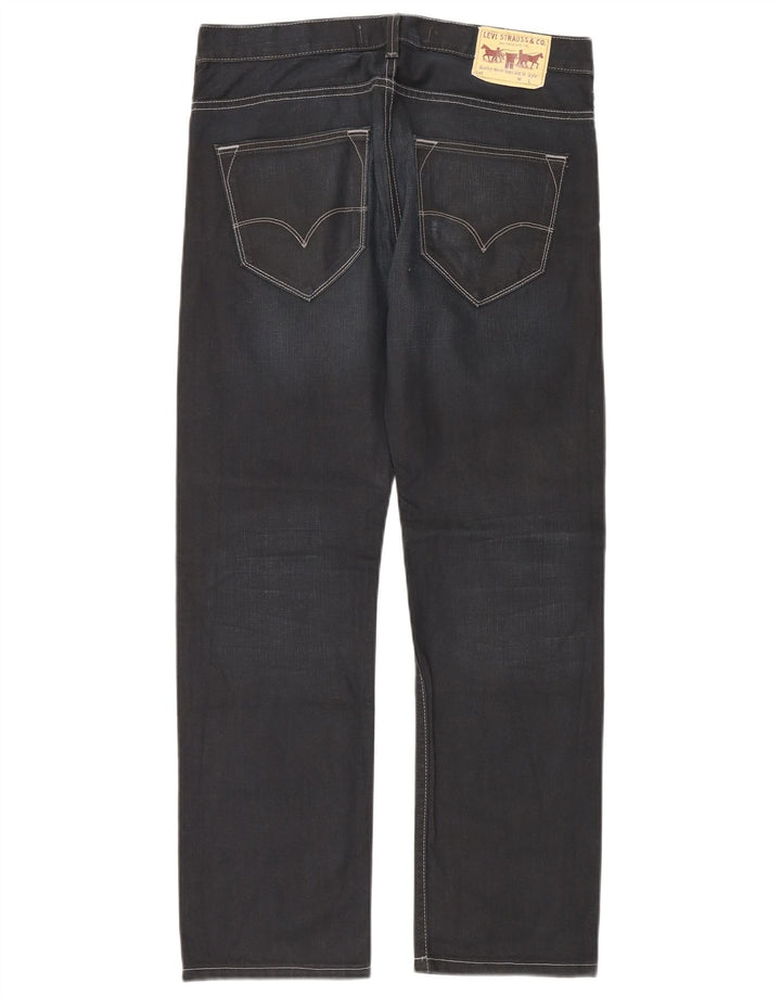 Blugi drepti pentru bărbați Levi's 504 W32 L32 bumbac bleumarin