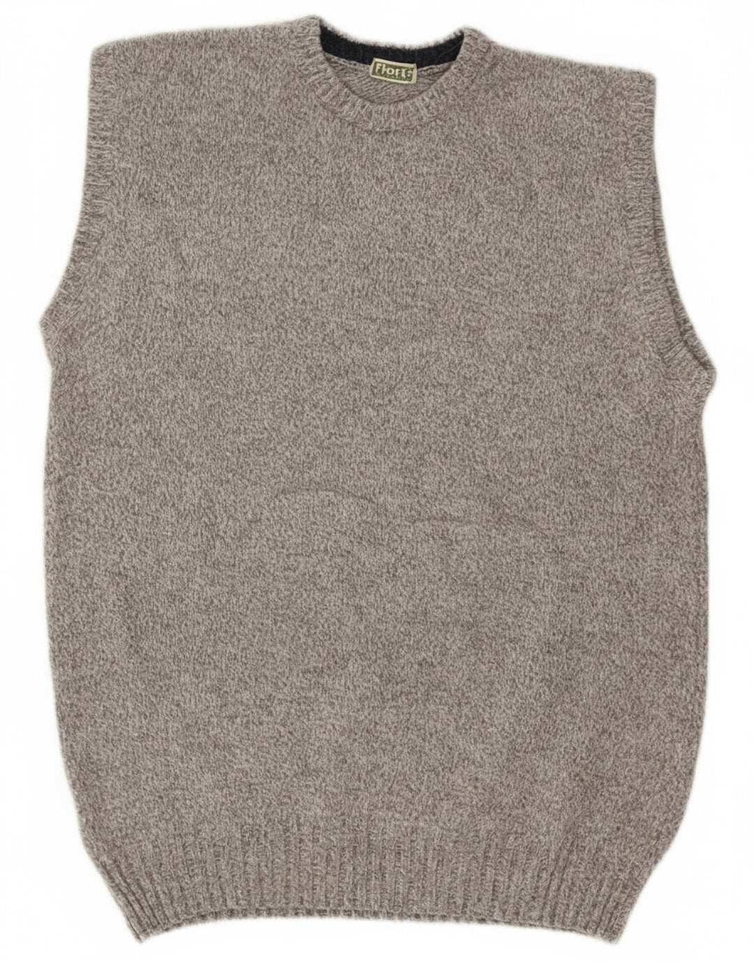 Vestă Vintage pentru bărbați Tank Top Lână Gri mediu