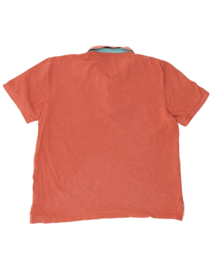 WHITE STUFF Tricou polo pentru bărbați XL bumbac maro