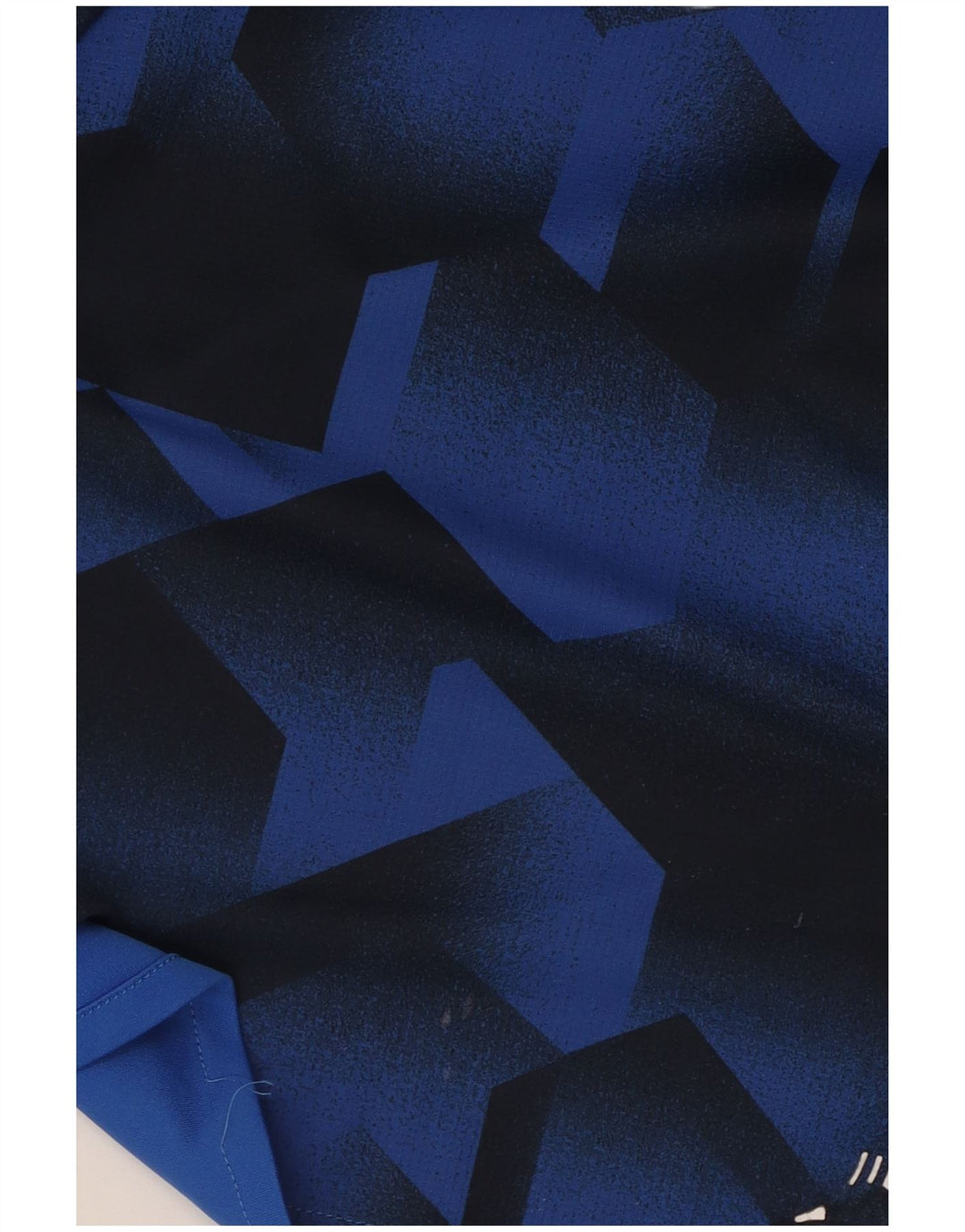 Tricou cu grafic Climalite Adidas pentru bărbați Top mic, albastru, poliester geometric