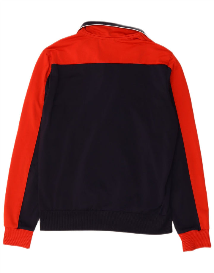 Jachetă de trening Puma pentru bărbați, poliester color bloc, albastru marin mediu