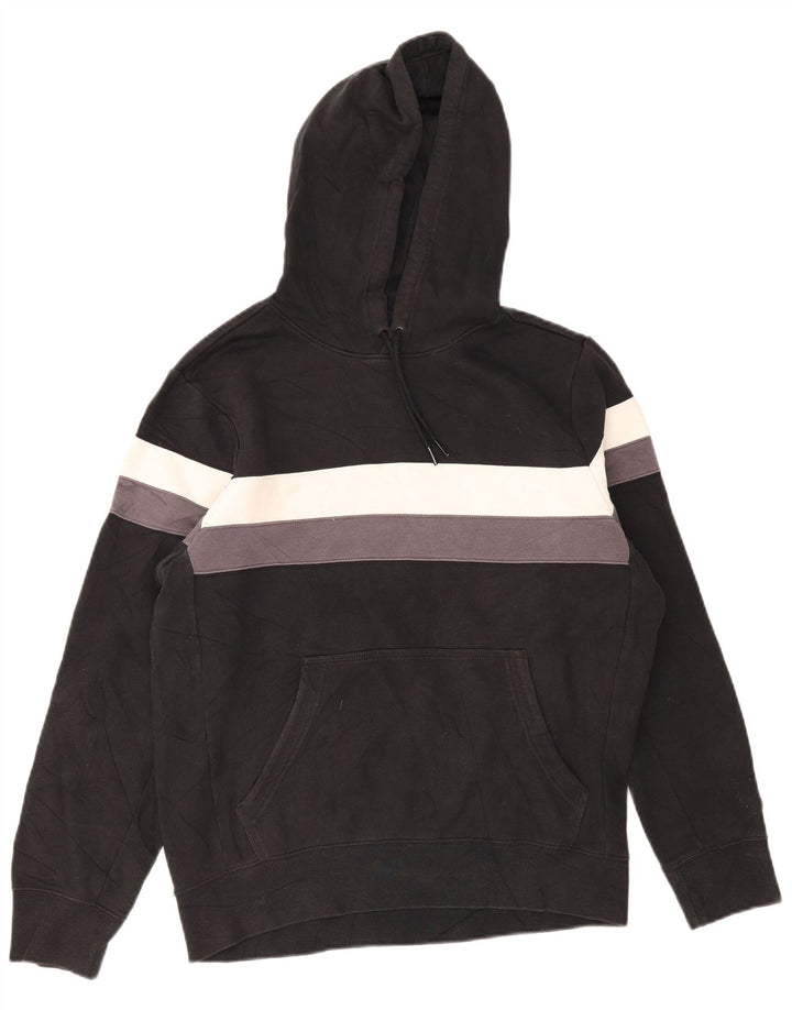 Pulover Nike pentru bărbați, bumbac color bloc negru mediu