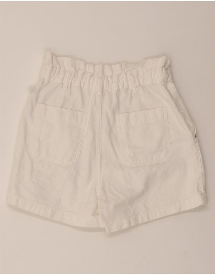 ZARA Womens Denim Shorts EU 40 Medium W32  White Vintage Zara and Second-Hand Zara from Messina Hembry 