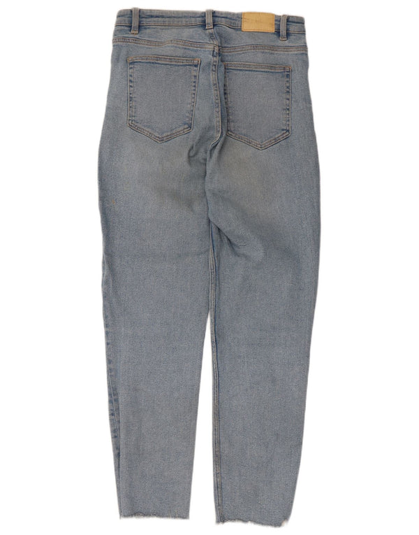 Blugi skinny distressed pentru femei Zara EU 40 Medium L30 L27 Bumbac albastru