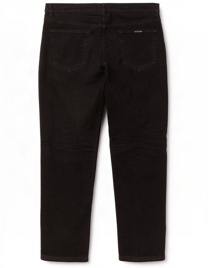 Trussardi Blugi drepti pentru bărbați W36 L27 bumbac negru