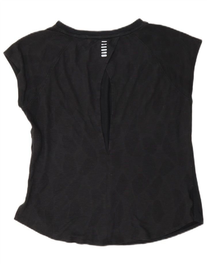 Tricou Under Armour pentru femei Top UK 14 Medium Gri Geometric Poliester