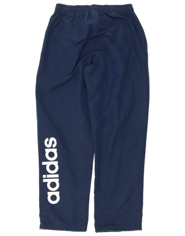 Pantaloni de trening Adidas pentru bărbați cu grafică, poliester mediu albastru
