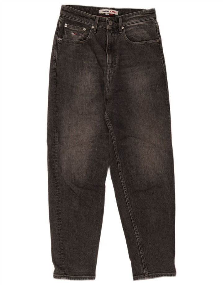 Blugi conici pentru femei Tommy Hilfiger W26 L25 gri