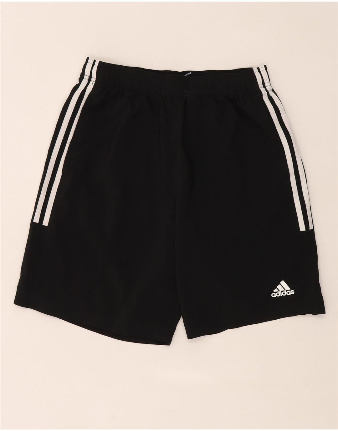 Pantaloni scurți sport pentru bărbați Adidas, poliester mediu negru
