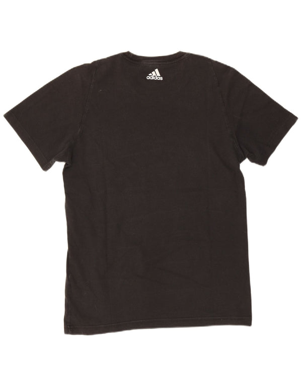 Adidas Mens Graphic T-Shirt Top Small Black Cotton