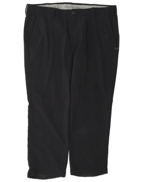 Pantaloni chino drepti pentru bărbați Under Armour Cold Gear W42 L30 bleumarin