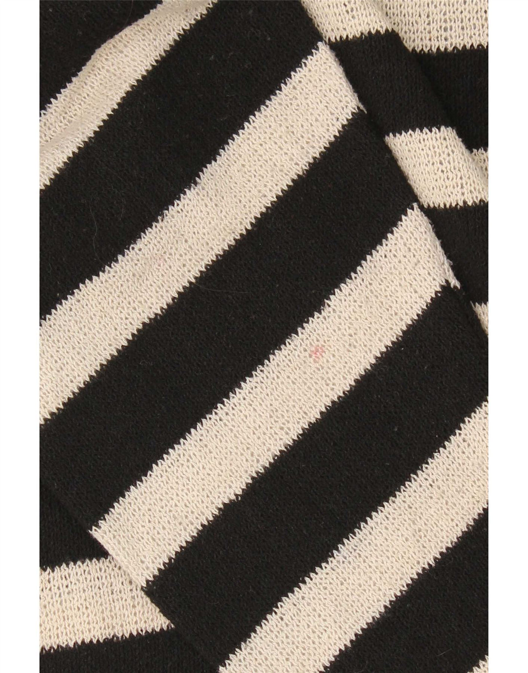Pulover supradimensionat pentru femei Zara, cu gât rulat, cu dungi mici, negru, UK 10