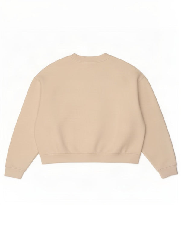 Levi's Pulover supradimensionat cu grafic pentru femei UK 10 Bumbac alb mic
