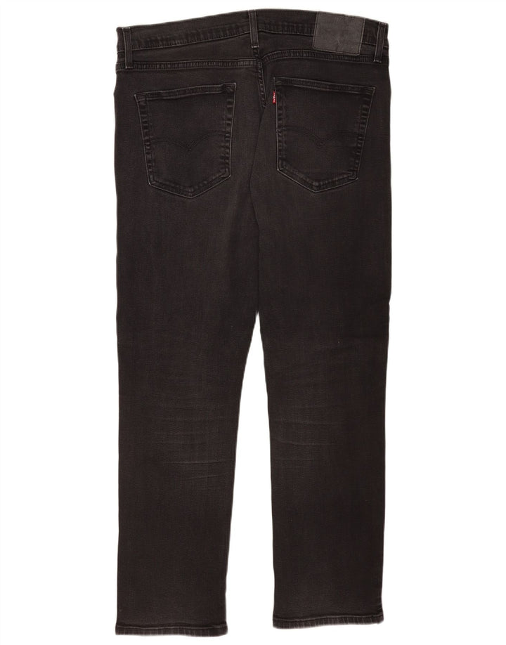 Blugi drepti pentru bărbați Levi's W36 L30 bumbac negru