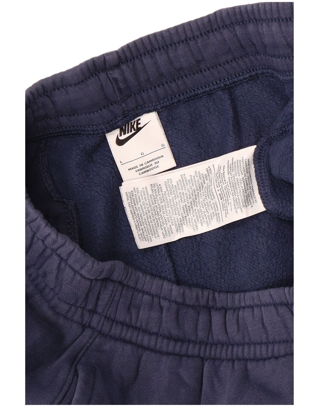 Pantaloni de trening pentru bărbați NIKE Pantaloni de jogging mari, bleumarin, bumbac