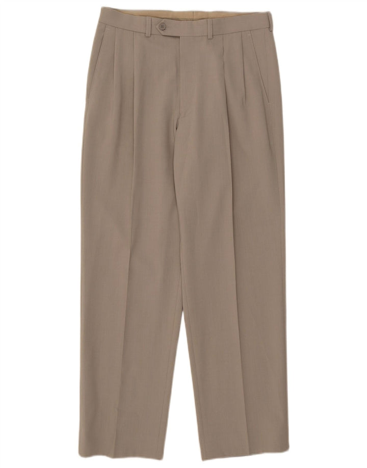 Marks & Spencer Pantaloni de costum pentru bărbați L30 L29 poliester bej