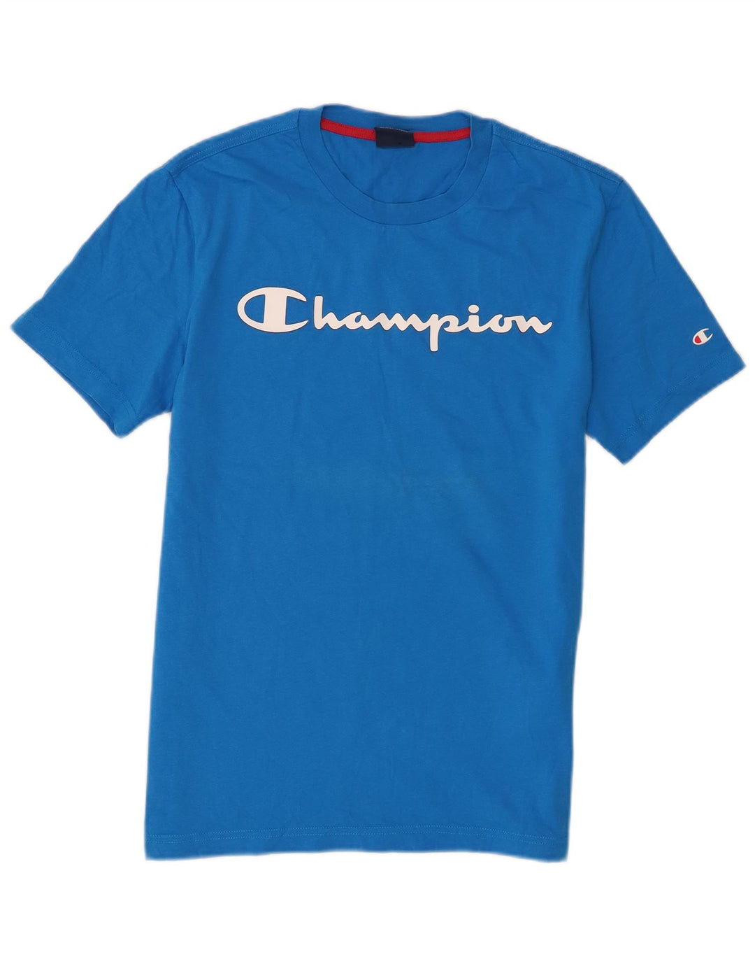 Tricou grafic pentru bărbați Champion Top mic, albastru, bumbac