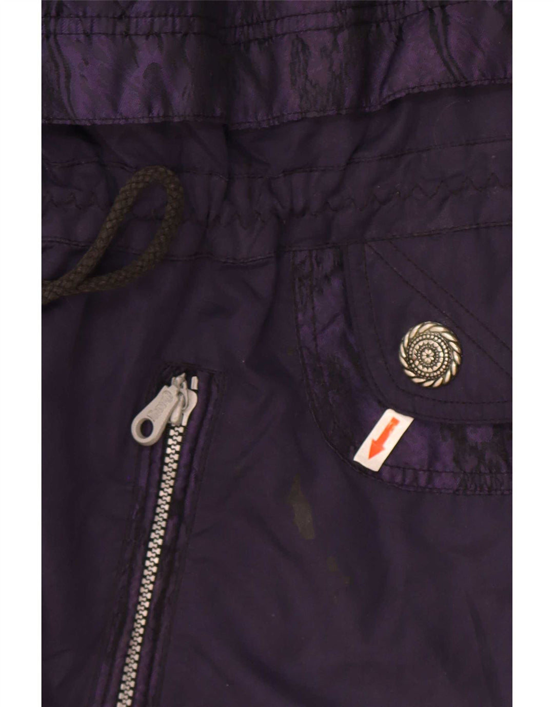 Rodeo Jachetă Anorak supradimensionată cu glugă pentru femei UK 16 Poliester violet mare