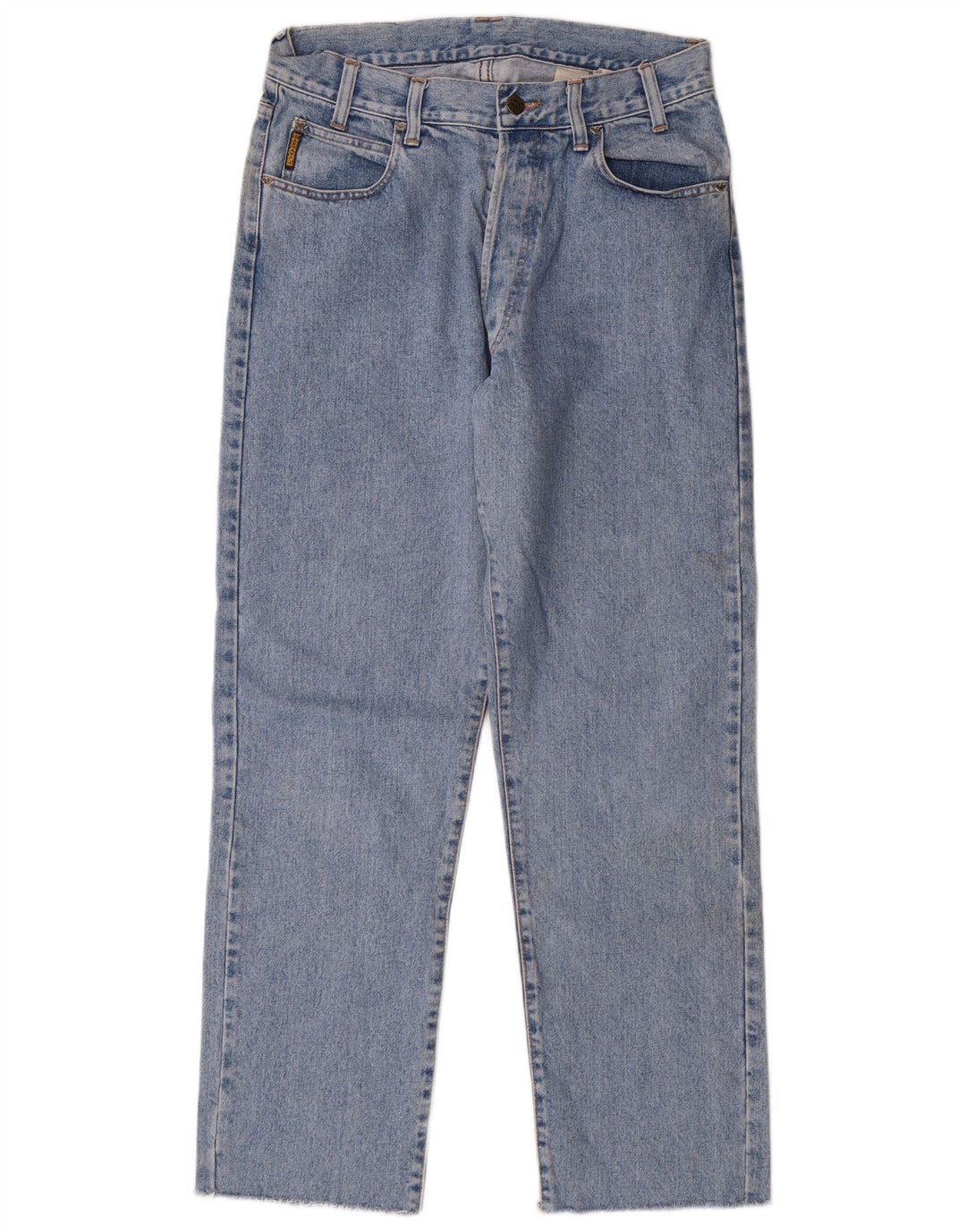 Blugi drepte pentru bărbați cu talie înaltă Armani W32 L29 Bumbac albastru