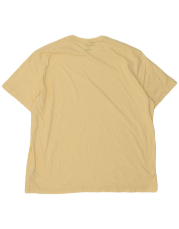 Tricou pentru bărbați Eddie Bauer Top XL Bumbac galben
