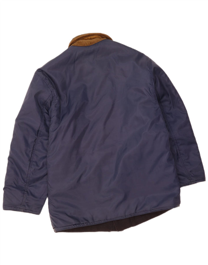 Jachetă reversibilă pentru bărbați Ivy Oxford UK 36 Mic Lână bleumarin