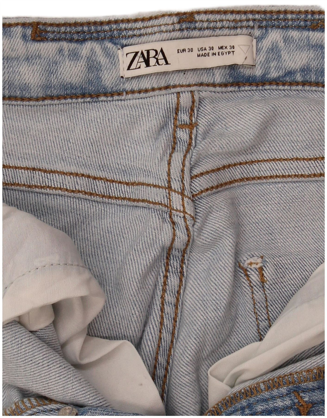 Blugi slim pentru bărbați Zara EU 38 Mici L30 L28 Albastru
